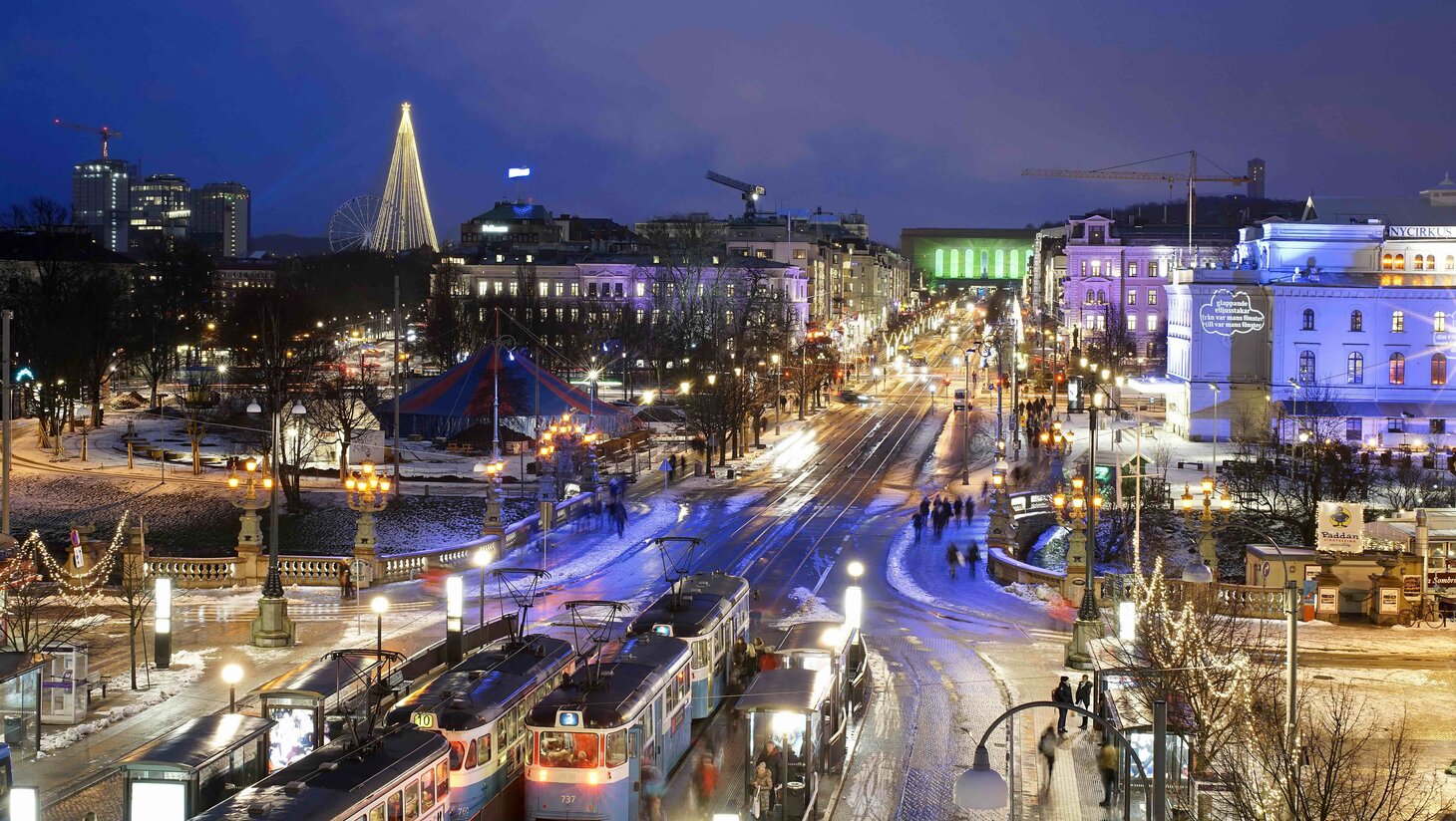 Avenyn vy söderut från Kungsportspatsen ARKIVBILD Dick Gillberg Göteborg Co